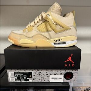 Off White Jordan 4 11.5W/10M